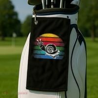 Turbo Snail Boost Racing Team Car Engine Steam Punk Style Golf Towel thumb 2