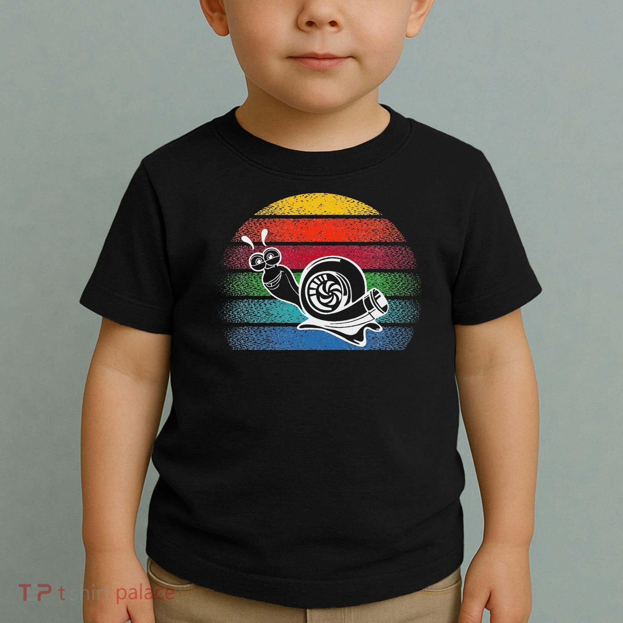 Turbo Snail Boost Racing Team Car Engine Steam Punk Style Toddler T-Shirt
