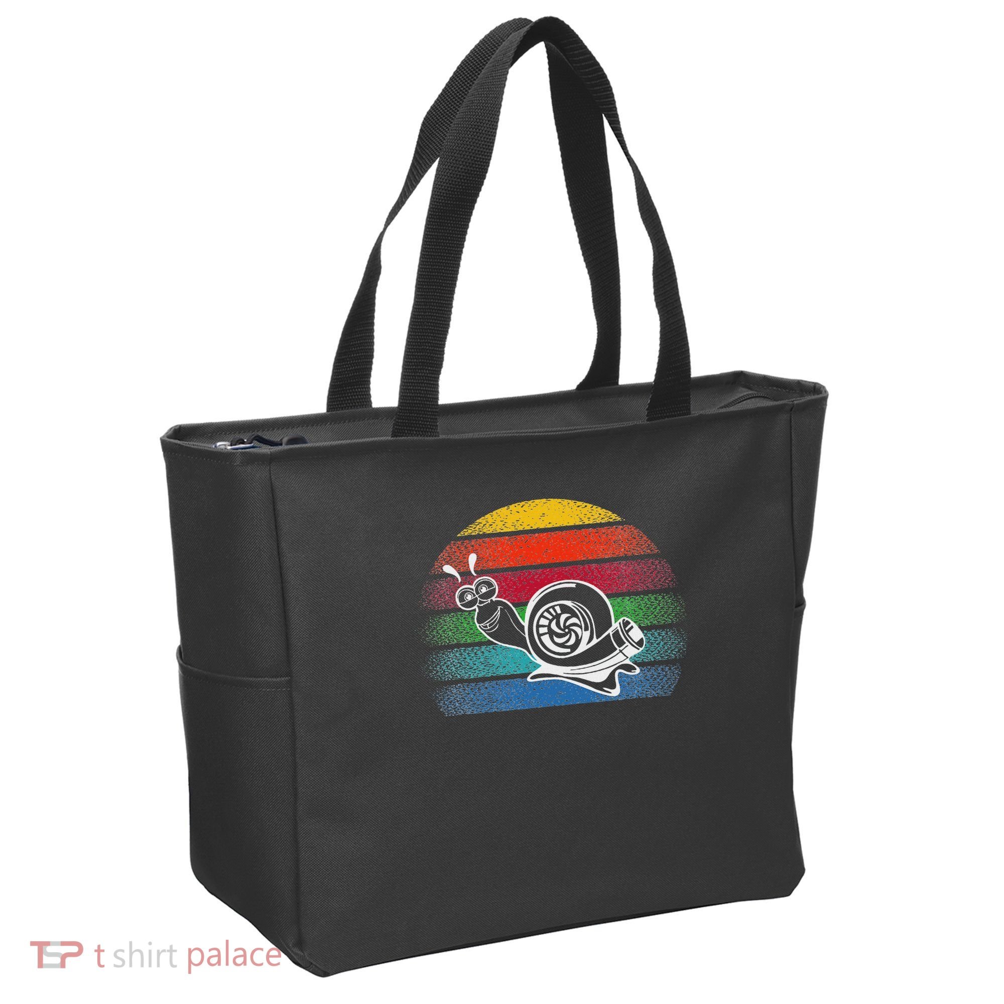 Turbo Snail Boost Racing Team Car Engine Steam Punk Style Tote Bag