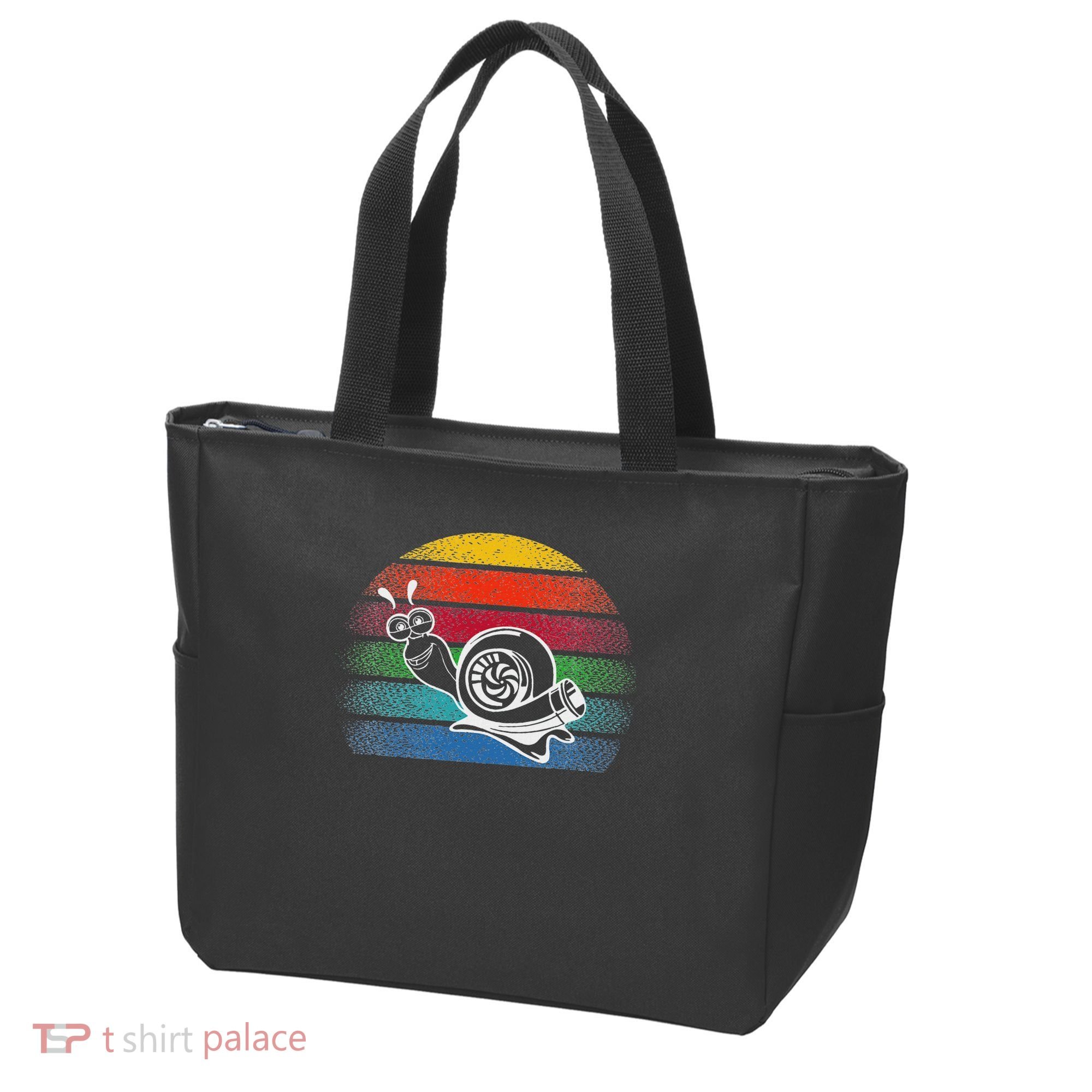 Turbo Snail Boost Racing Team Car Engine Steam Punk Style Tote Bag