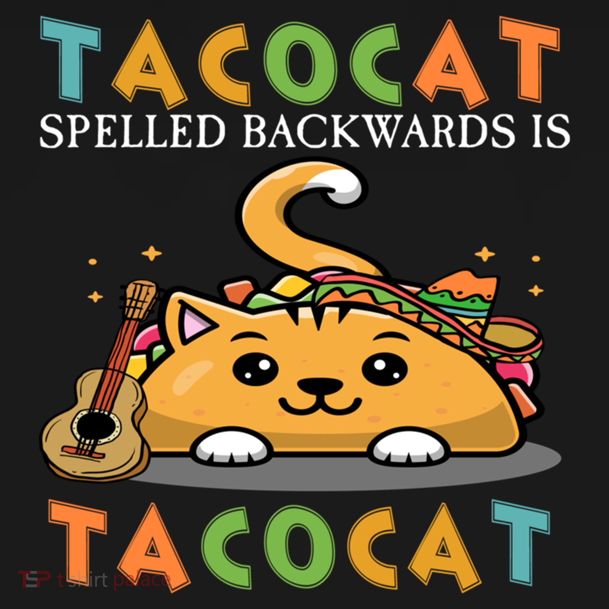 Tacocat Spelled Backward Is Tacocat Love Cat And Taco Pajama Set