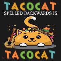 Tacocat Spelled Backward Is Tacocat Love Cat And Taco Tank Top thumb 6