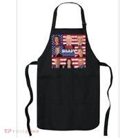 The Shady Bunch Funny American Flag 4th Of July Apron thumb 0