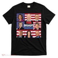 The Shady Bunch Funny American Flag 4th Of July T-Shirt thumb 0