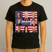 The Shady Bunch Funny American Flag 4th Of July T-Shirt thumb 3