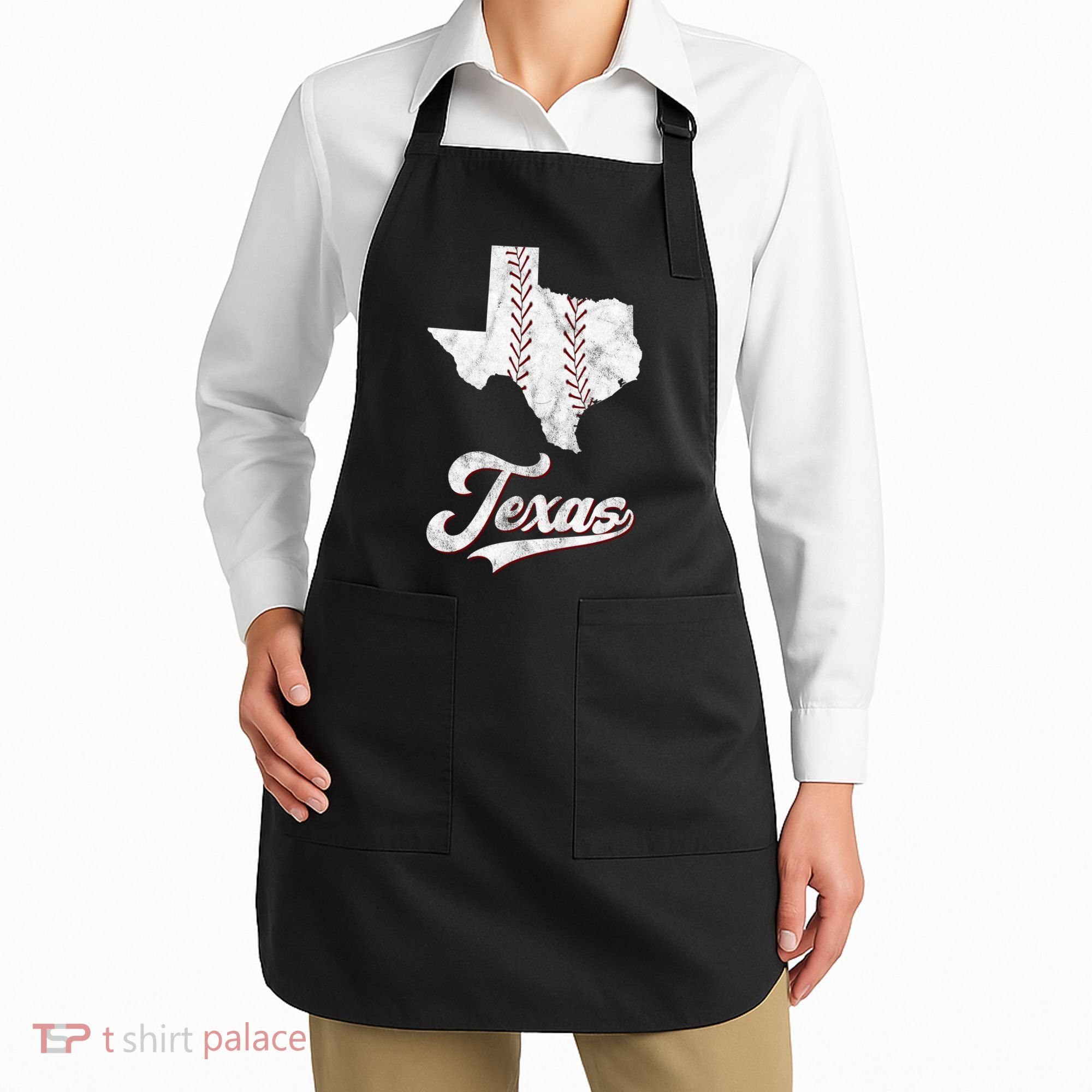Texas State Baseball Lover Apron