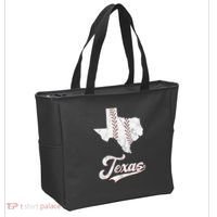 Texas State Baseball Lover Tote Bag thumb 2