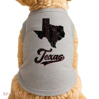 Texas State Baseball Lover Doggie Tank