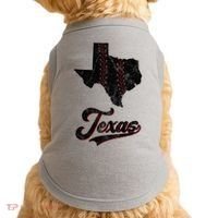 Texas State Baseball Lover Doggie Tank thumb 0