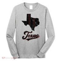 Texas State Baseball Lover Long Sleeve Shirt thumb 0