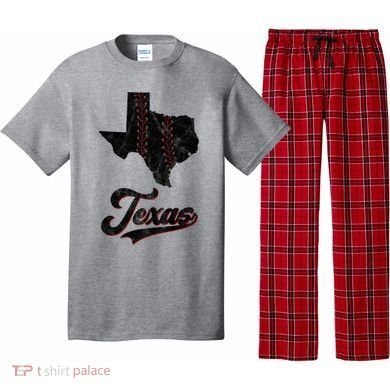 Texas State Baseball Lover Pajama Set