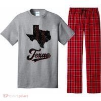 Texas State Baseball Lover Pajama Set thumb 0