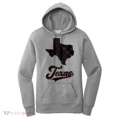 Texas State Baseball Lover Women's Hoodie