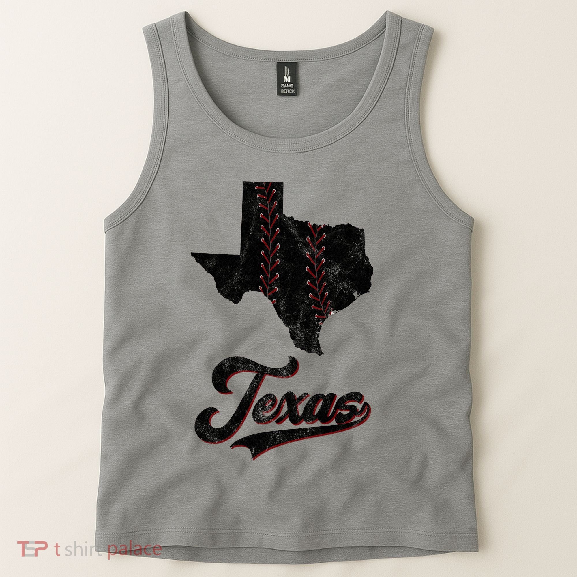 Texas State Baseball Lover Tank Top