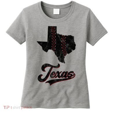 Texas State Baseball Lover Women's T-Shirt
