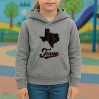 Texas State Baseball Lover Kids Hoodie thumb 3
