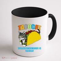 Tacocat Spelled Backwards Is Tacocat Coffee Mug thumb 1