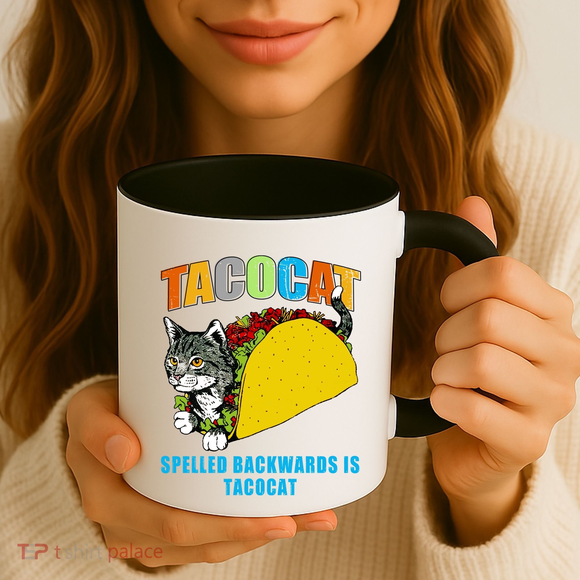 Tacocat Spelled Backwards Is Tacocat Coffee Mug