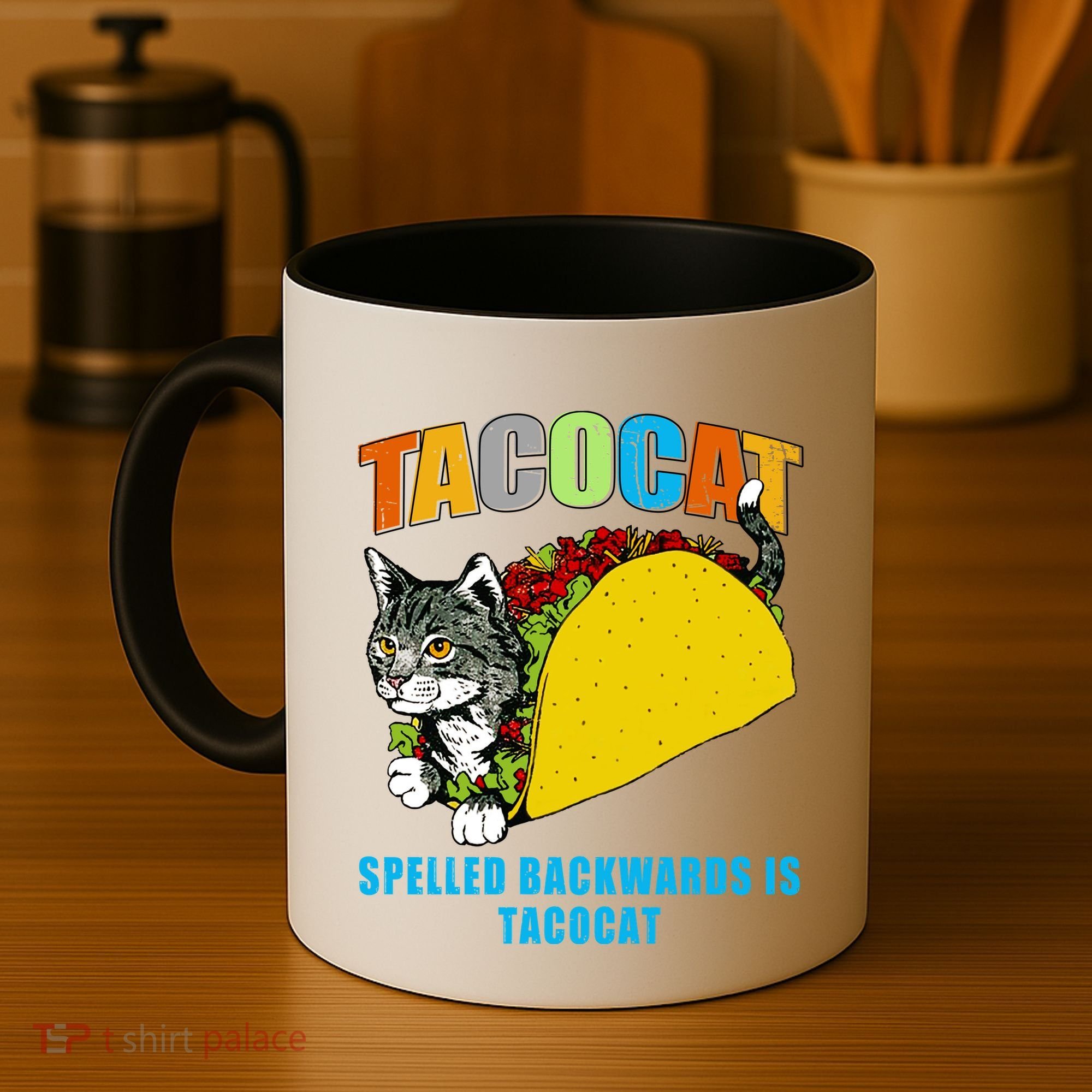 Tacocat Spelled Backwards Is Tacocat Coffee Mug