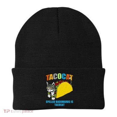 Tacocat Spelled Backwards Is Tacocat Beanie