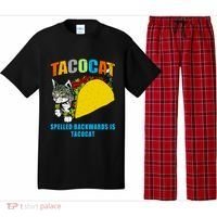 Tacocat Spelled Backwards Is Tacocat Pajama Set thumb 0