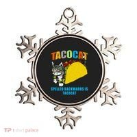 Tacocat Spelled Backwards Is Tacocat Ornament thumb 0