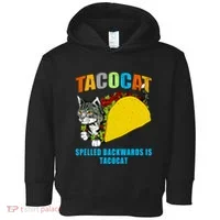Tacocat Spelled Backwards Is Tacocat Toddler Hoodie thumb 0