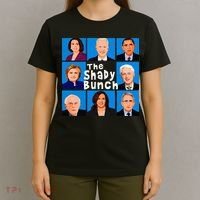 The Shady Bunch Anti Biden Obama Clinton Funny Vote Trump T-Shirt thumb 4