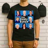 The Shady Bunch Anti Biden Obama Clinton Funny Vote Trump T-Shirt thumb 6