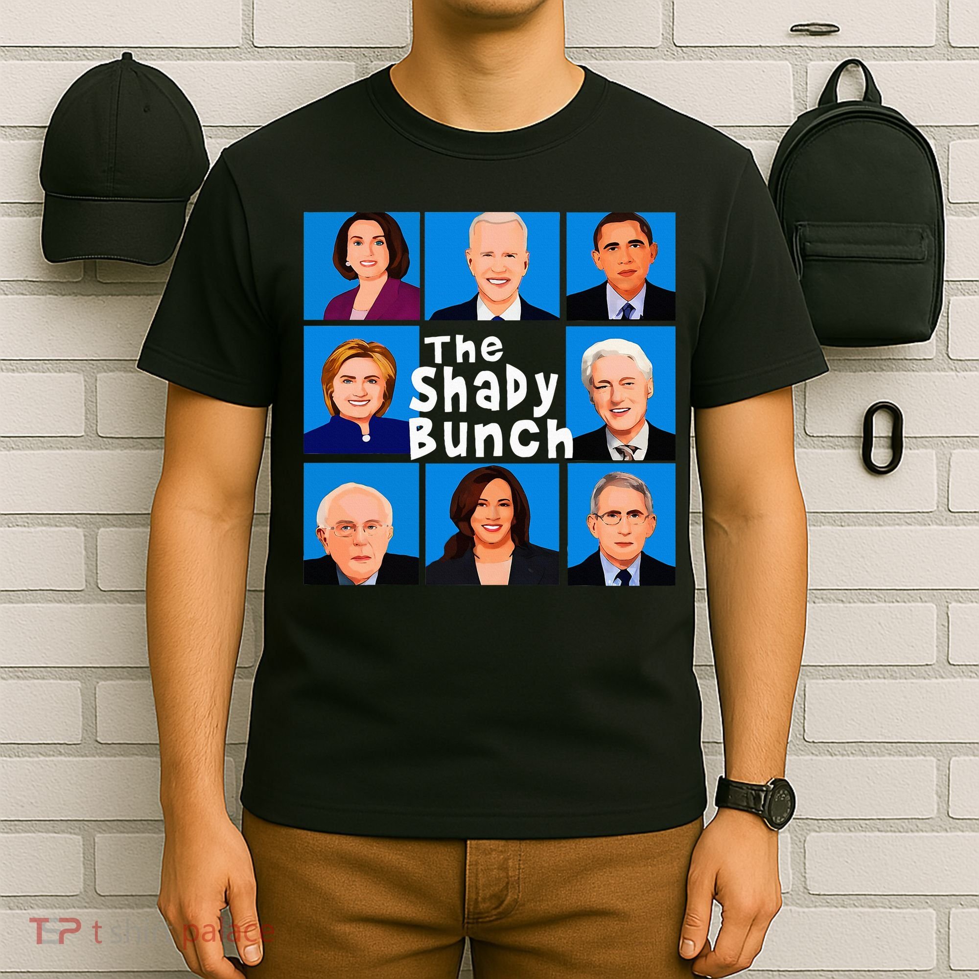 The Shady Bunch Anti Biden Obama Clinton Funny Vote Trump T-Shirt