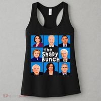 The Shady Bunch Anti Biden Obama Clinton Funny Vote Trump Women's Tank Top thumb 3