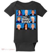 The Shady Bunch Anti Biden Obama Clinton Funny Vote Trump Baby Bodysuit thumb 0