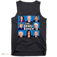 The Shady Bunch Anti Biden Obama Clinton Funny Vote Trump Tank Top thumb 0