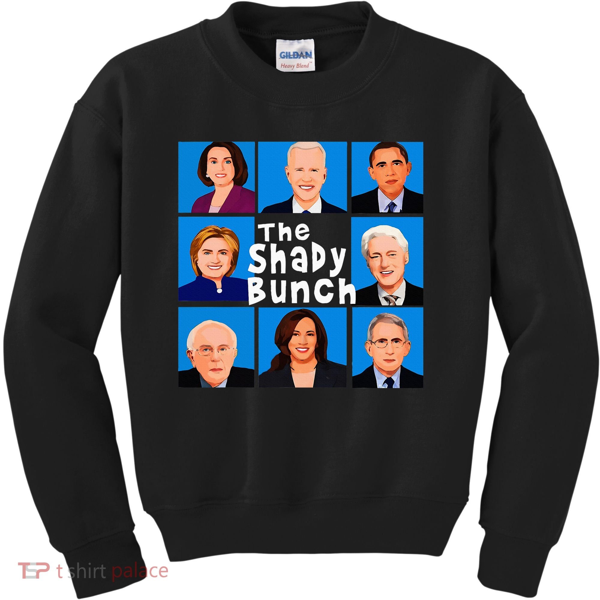 The Shady Bunch Anti Biden Obama Clinton Funny Vote Trump Kids Sweatshirt