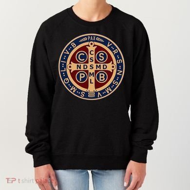 The Saint Benedict Medal Catholic Women's Sweatshirt