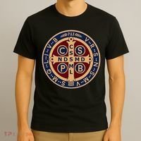 The Saint Benedict Medal Catholic T-Shirt thumb 3