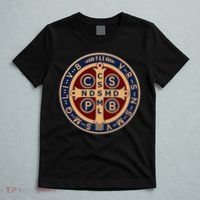 The Saint Benedict Medal Catholic T-Shirt thumb 5