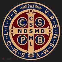 The Saint Benedict Medal Catholic Tumbler thumb 3