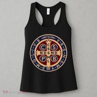The Saint Benedict Medal Catholic Women's Tank Top thumb 3
