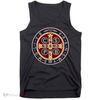 The Saint Benedict Medal Catholic Tank Top