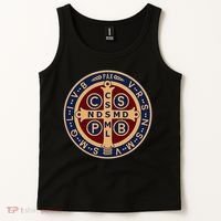 The Saint Benedict Medal Catholic Tank Top thumb 2