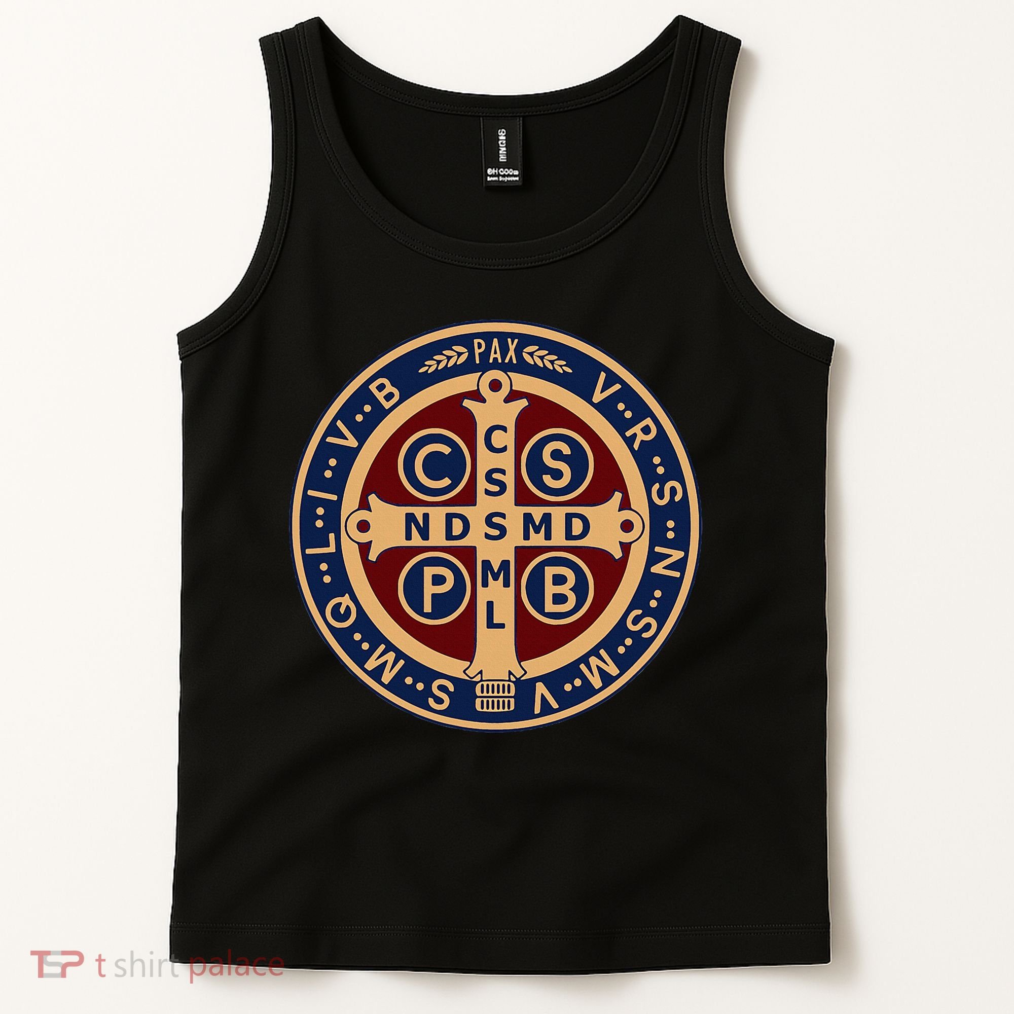 The Saint Benedict Medal Catholic Tank Top