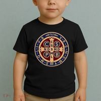 The Saint Benedict Medal Catholic Toddler T-Shirt thumb 2