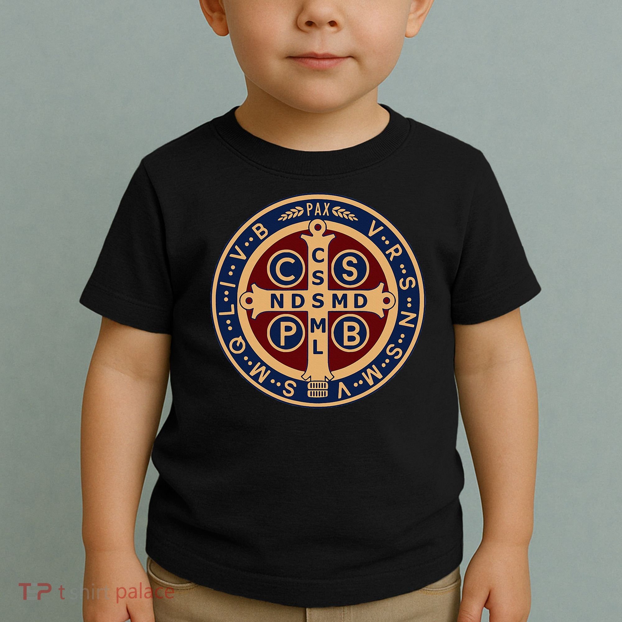 The Saint Benedict Medal Catholic Toddler T-Shirt