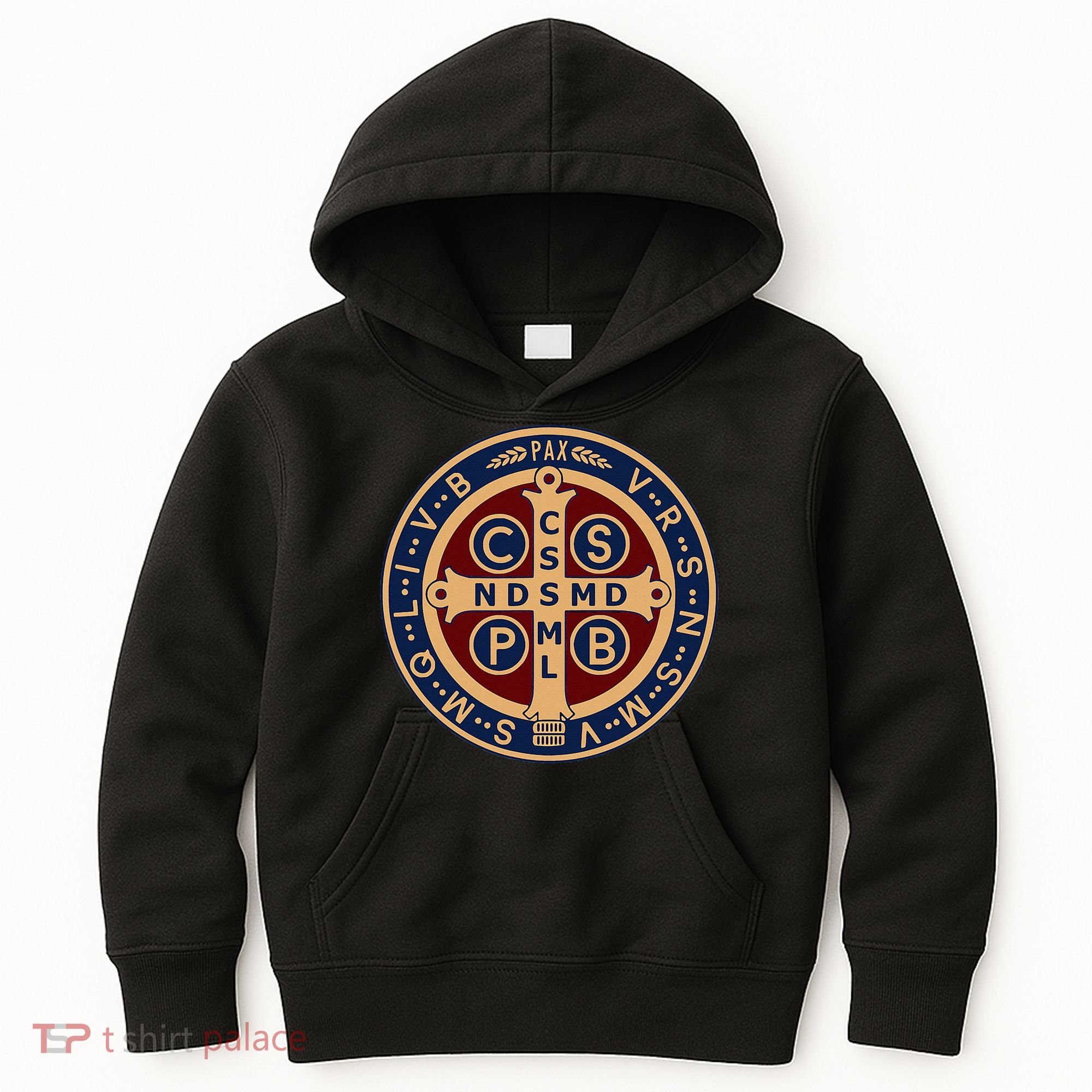 The Saint Benedict Medal Catholic Kids Hoodie