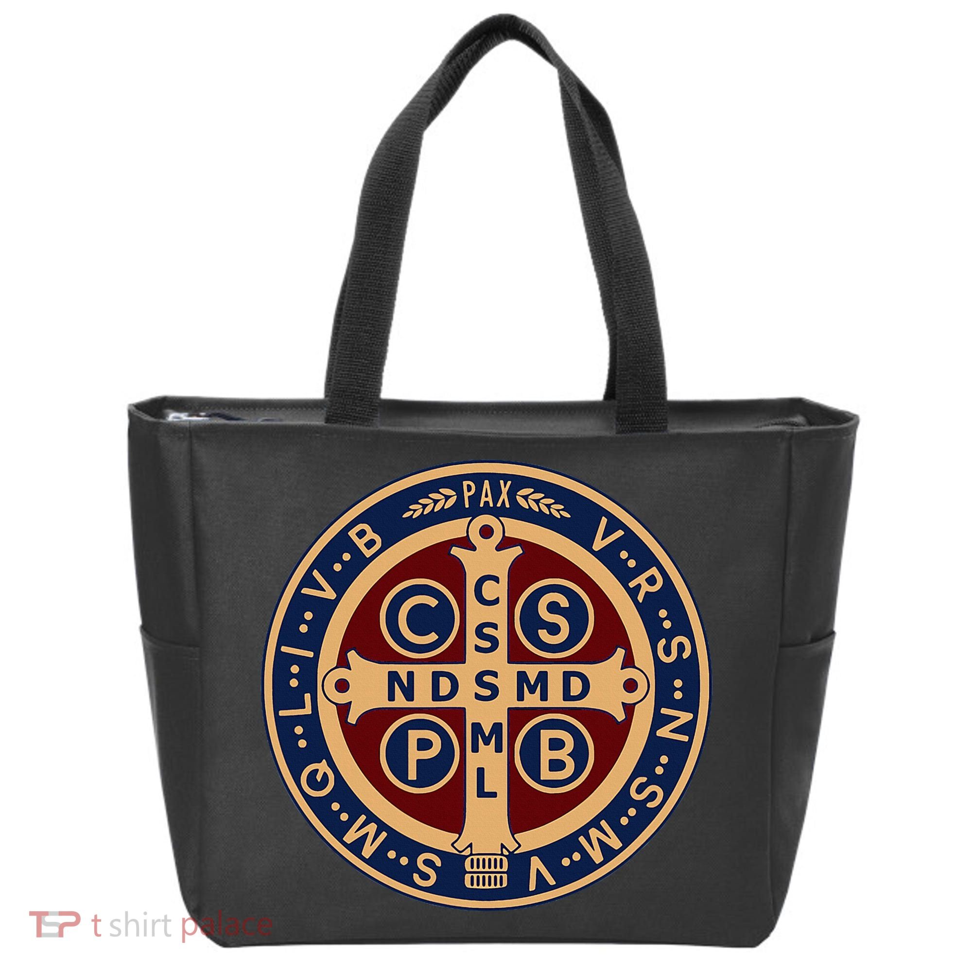 The Saint Benedict Medal Catholic Tote Bag