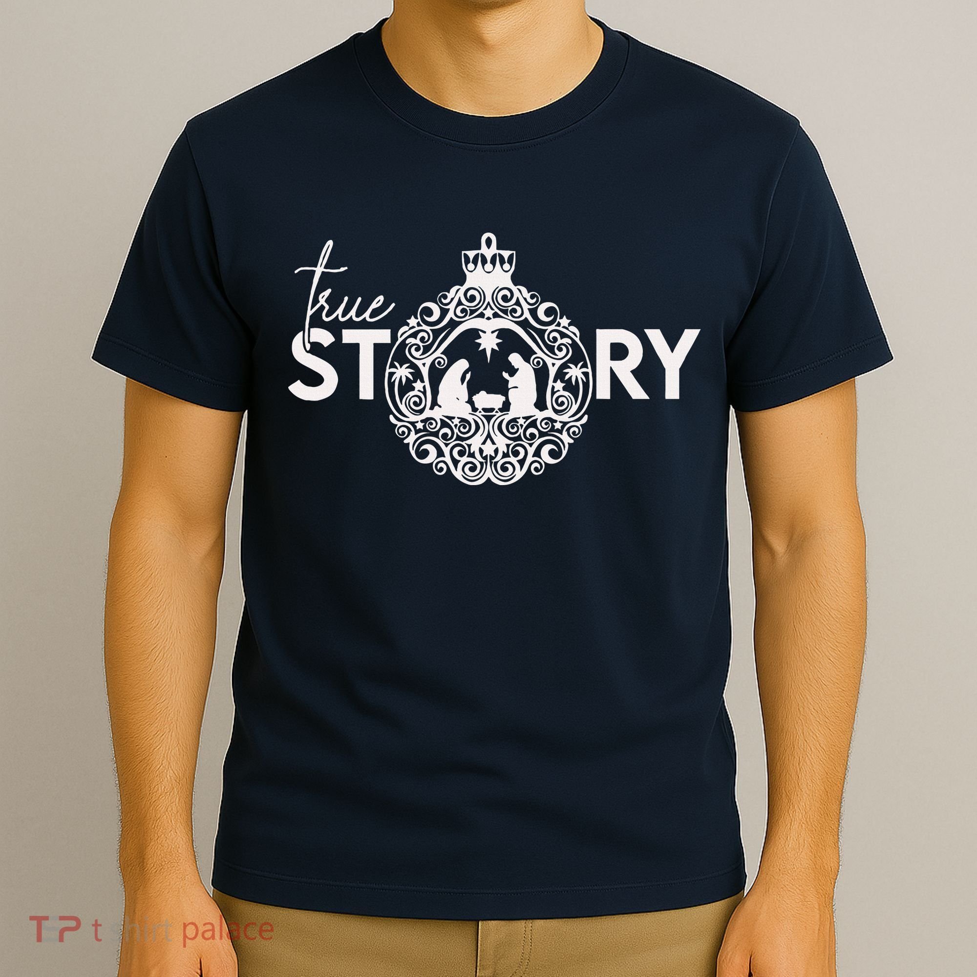 True Story Christmas Nativity Jesus Christian Christmas T-Shirt