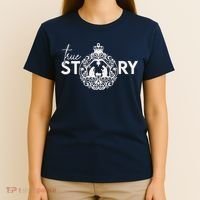 True Story Christmas Nativity Jesus Christian Christmas T-Shirt thumb 4