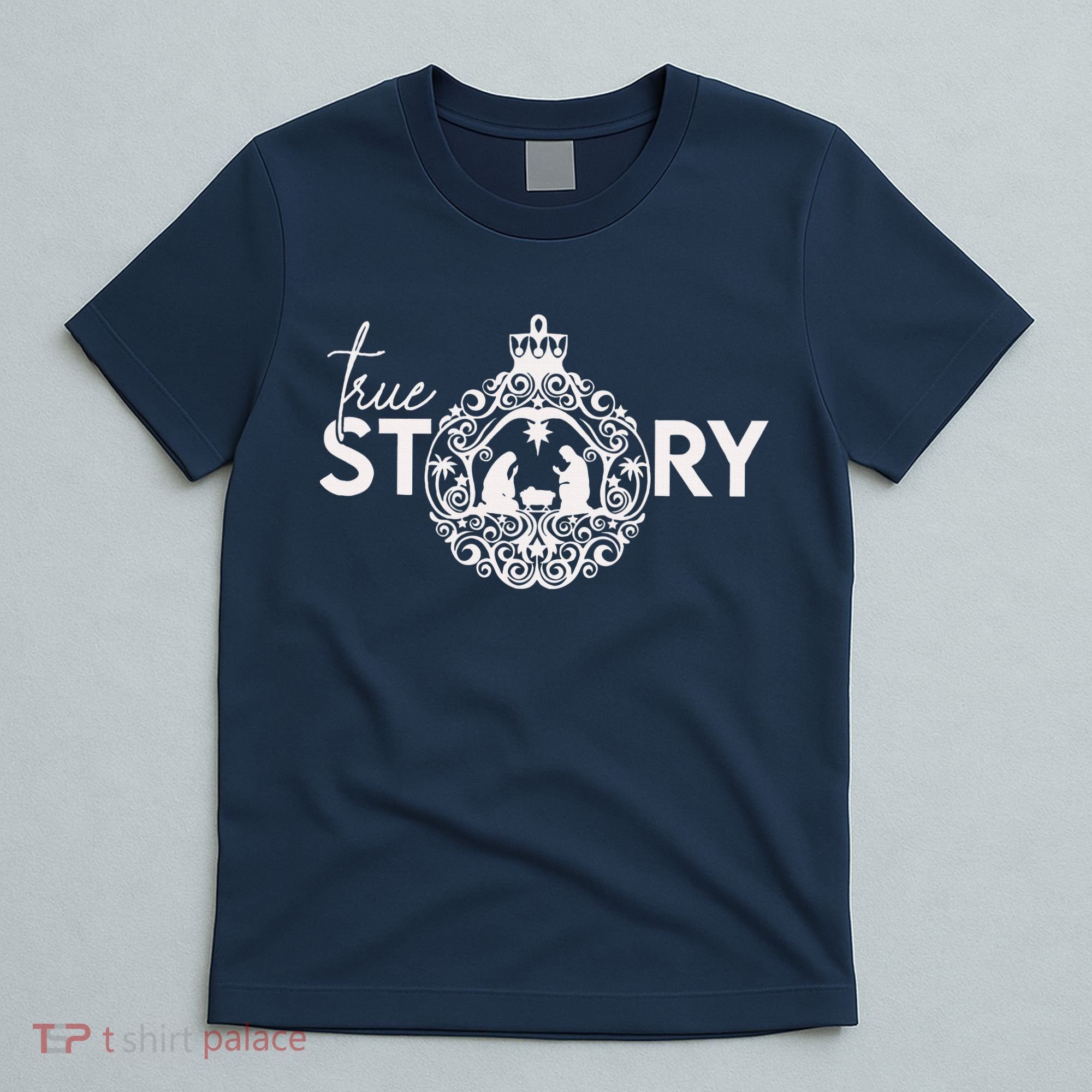 True Story Christmas Nativity Jesus Christian Christmas T-Shirt