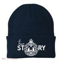 True Story Christmas Nativity Jesus Christian Christmas Beanie thumb 0